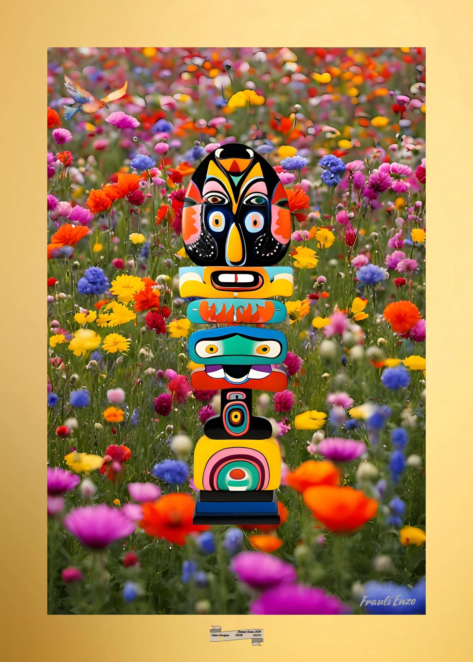 IA30 TOTEM EUROPEO Artista FRAULI ENZO - protezione con patamu.com - info www.fraulienzo.it