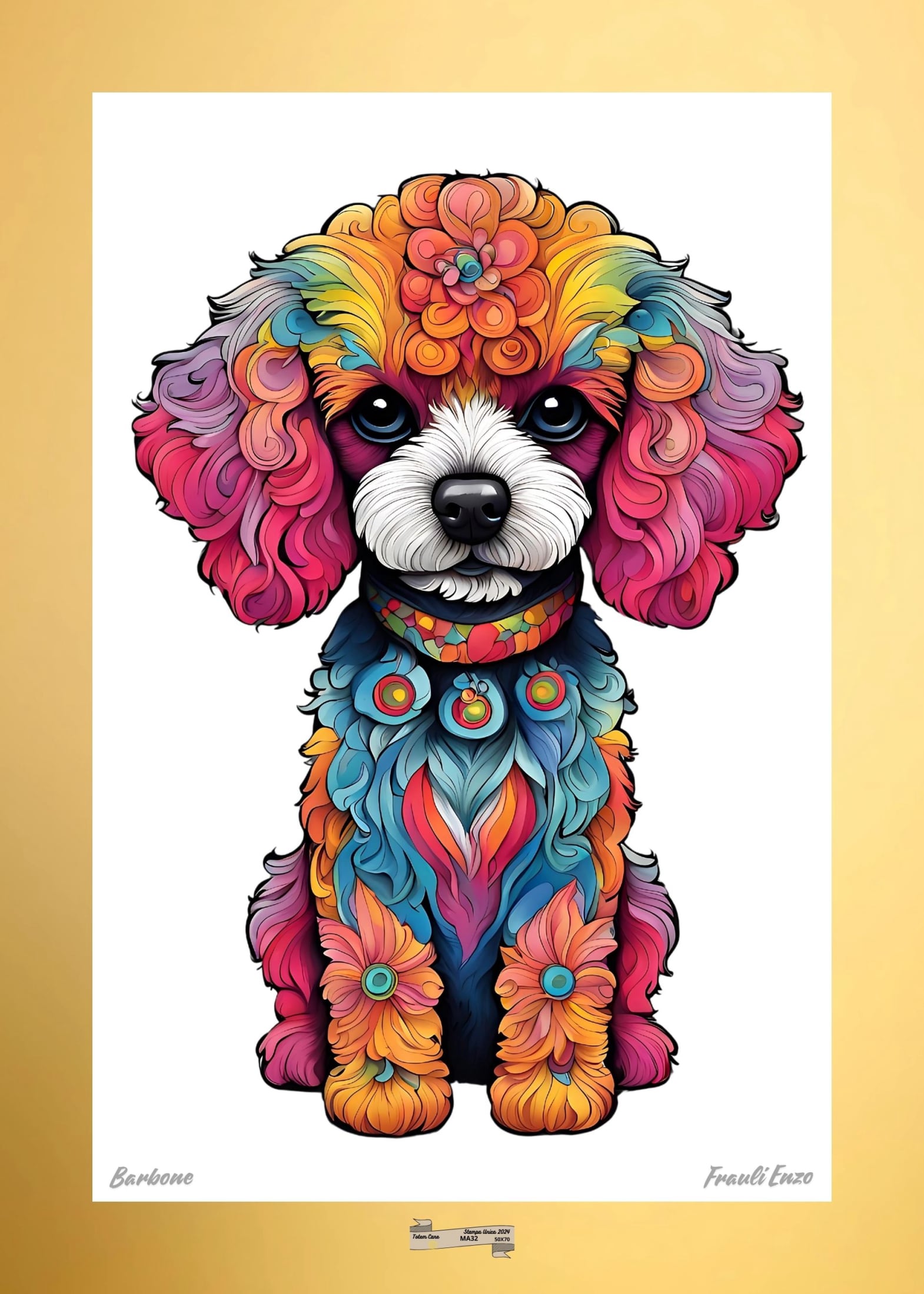 MA32 TOTEM CANI Artista FRAULI ENZO - protezione con patamu.com - info www.fraulienzo.it
