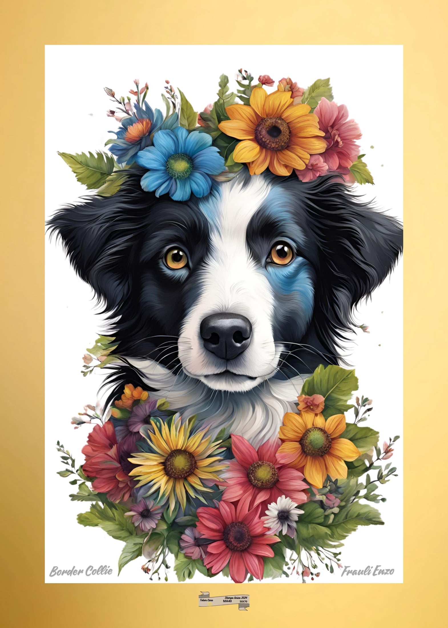 MA40 TOTEM CANI Artista FRAULI ENZO - protezione con patamu.com - info www.fraulienzo.it