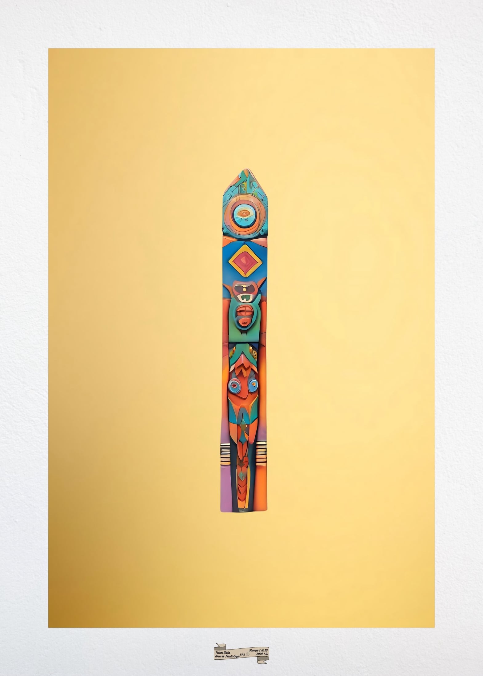 FA5 TOTEM MAIA Artista FRAULI ENZO - protezione con patamu.com - info www.fraulienzo.it