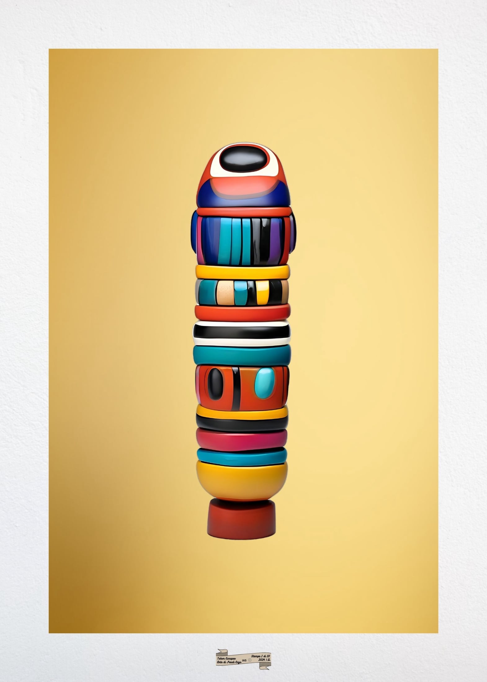 IA5 TOTEM EUROPEO Artista FRAULI ENZO - protezione con patamu.com - info www.fraulienzo.it
