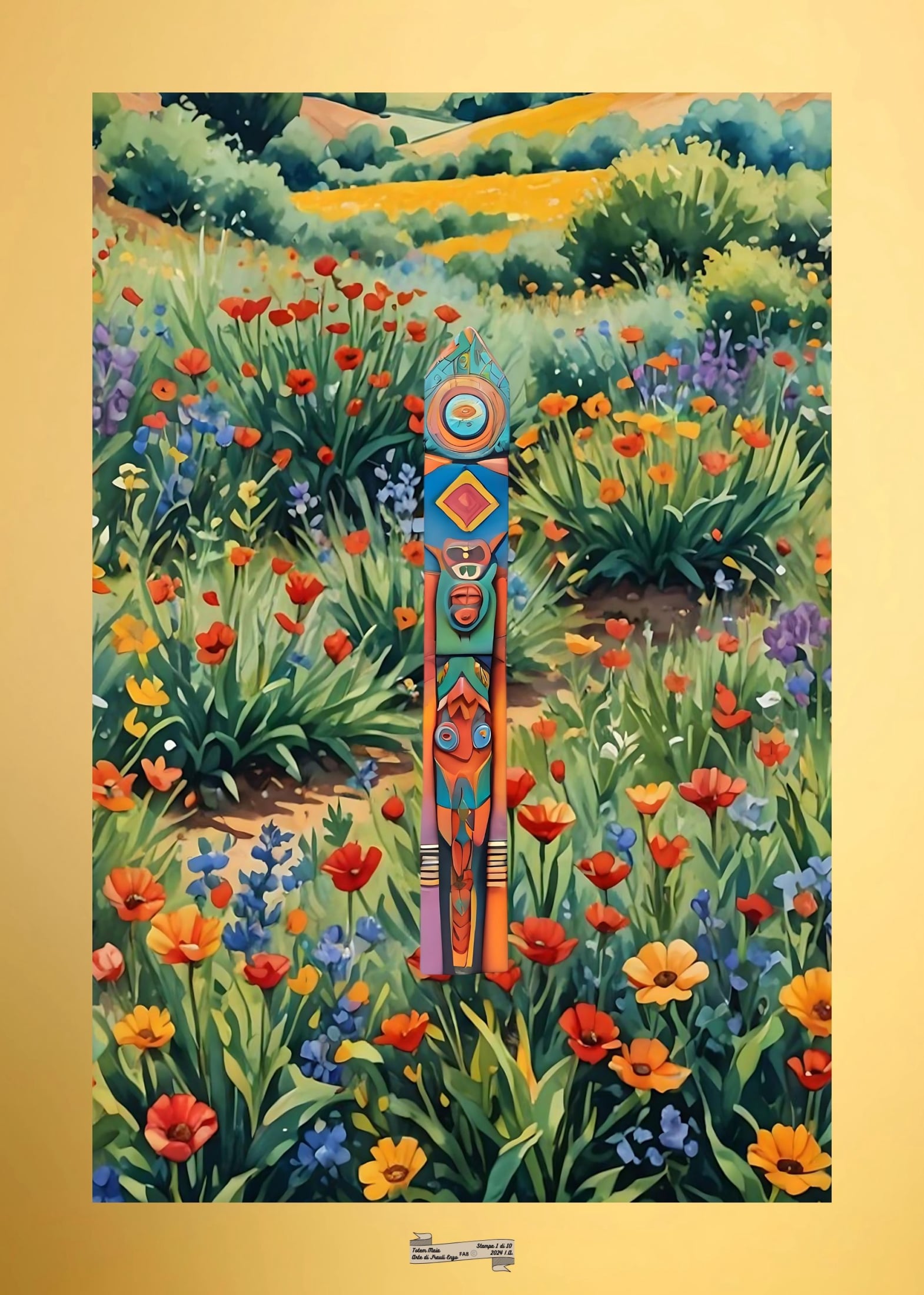 FA8 TOTEM MAIA Artista FRAULI ENZO - protezione con patamu.com - info www.fraulienzo.it