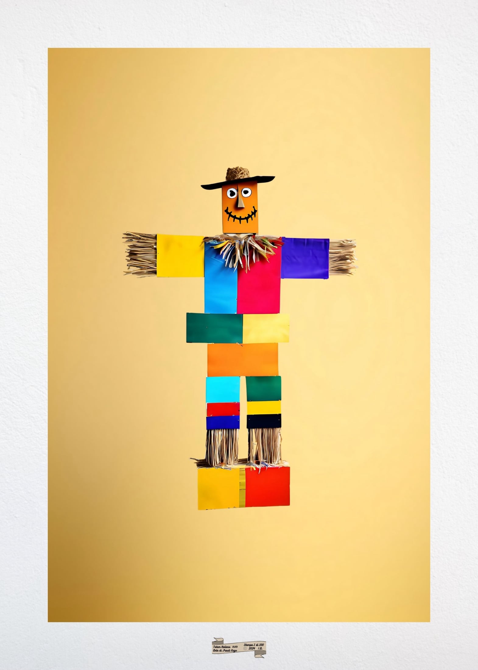 AA9 TOTEM ITALIANO Artista FRAULI ENZO - protezione con patamu.com - info www.fraulienzo.it